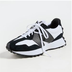 New Balance 327 Black with White